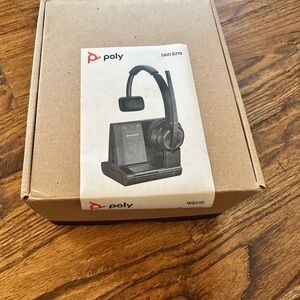 Plantronics Poly Black Wireless Headset System